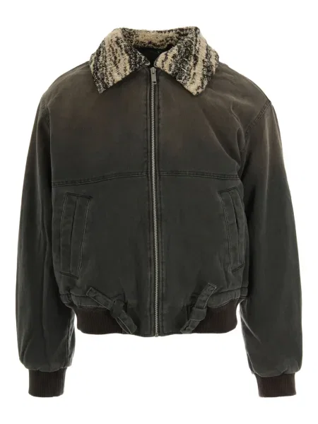 Яке тип бомбър Axel Arigato от туид сиво