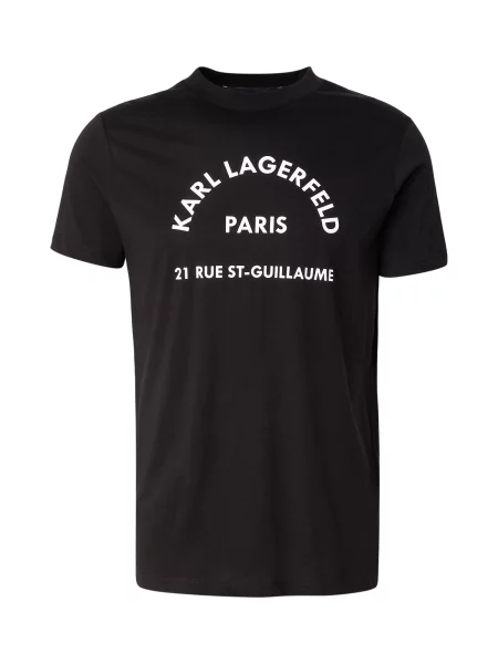 Karl Lagerfeld Tricou negru alb