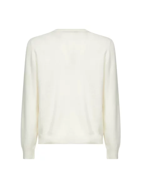 Sweter D4.0 wełniany biały