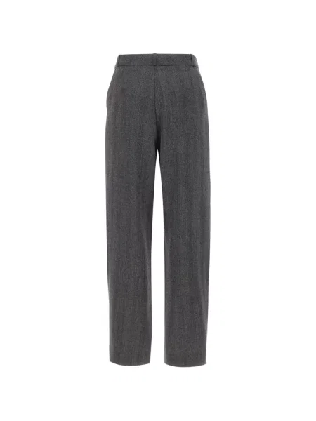 Pantaloni Coperni cu model herringbone gri