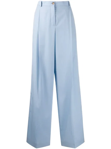 Pantaloni Nina Ricci albastru