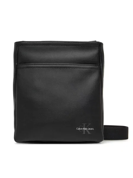 Taška Calvin Klein Jeans bez podpatku s autogramem černá