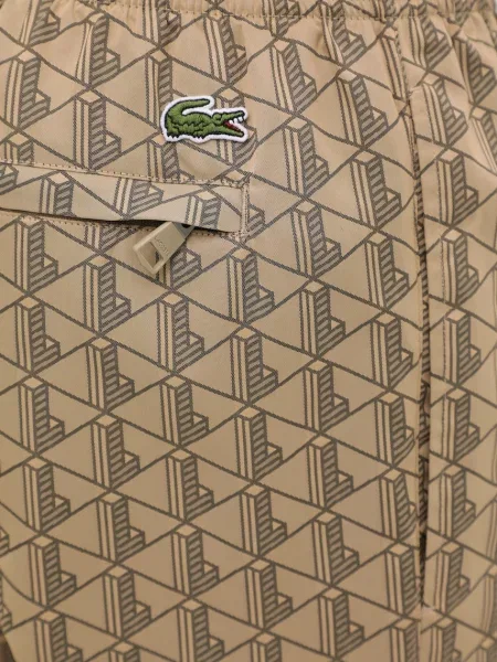Спортивные штаны Lacoste бежевые