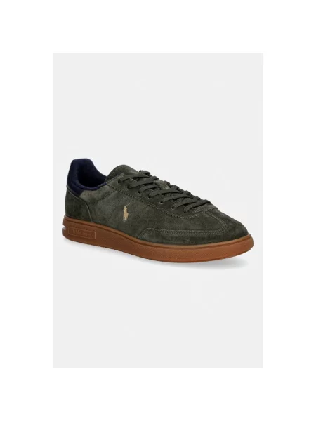 Sneakersy Polo Ralph Lauren zamszowe zielone