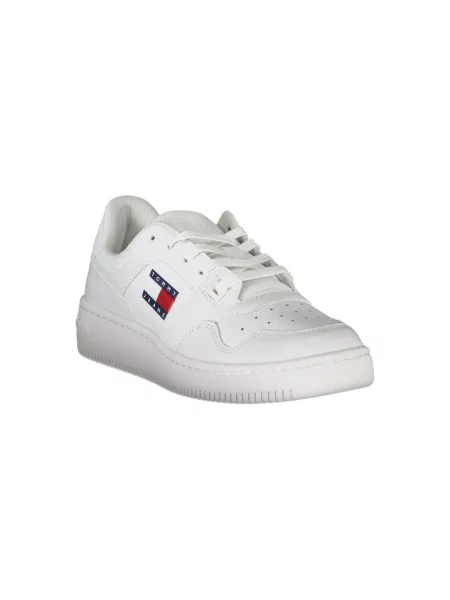 Trampki Tommy Jeans skórzane retro białe
