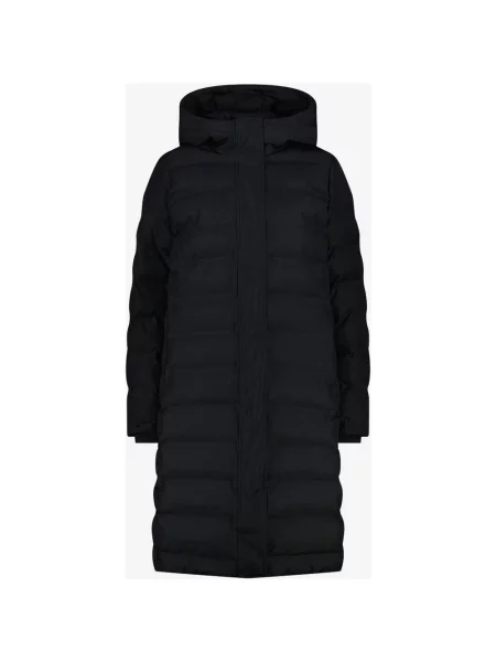 Kurtka z kapturem CMP Long Padded Down XXS czarna