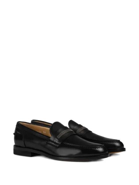 Pantofi loafer Doucal's din piele negru