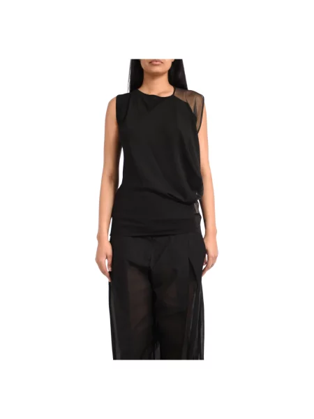 Top Sportmax asymetryczny czarny