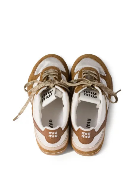 Sneakerși Miu Miu maro