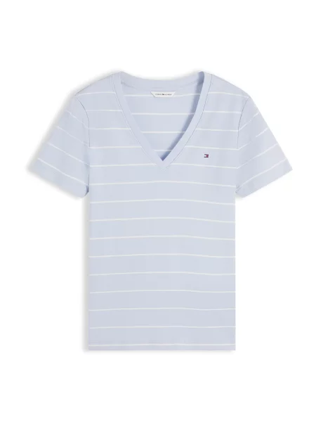 TOMMY HILFIGER Tričko CODY režná / chladná modrá