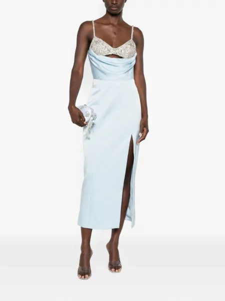 Rochie midi Rachel Gilbert albastru