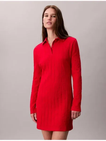 Calvin Klein Jeans Rochie roșu