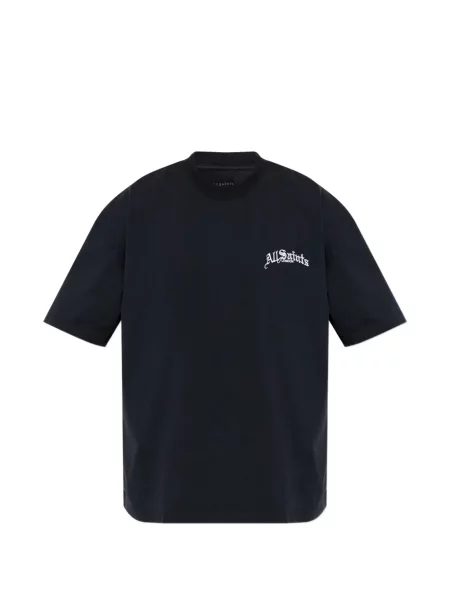 Tricou Allsaints cu decolteu rotund negru