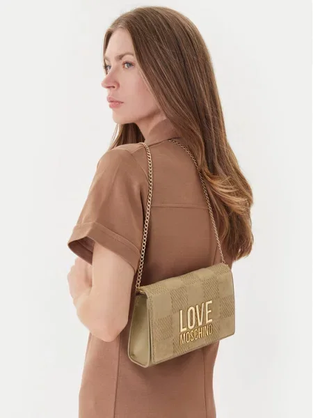 Torebka LOVE MOSCHINO beżowa