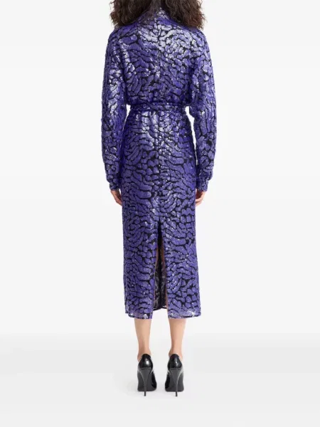 Rochie midi 16arlington până la genunchi de costum violet