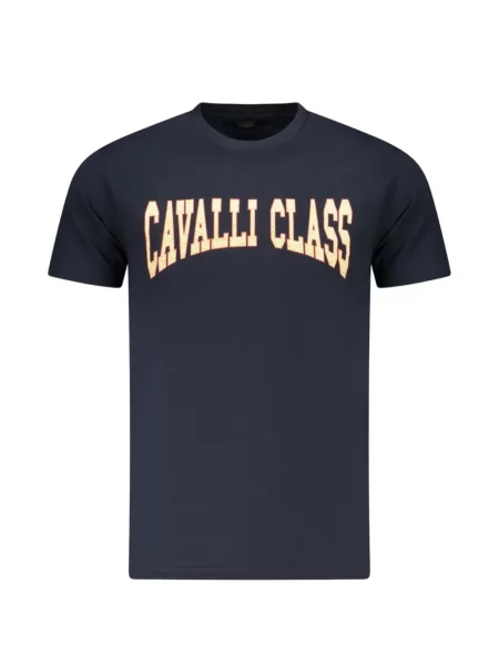 Tricou Cavalli Class cu imagine albastru