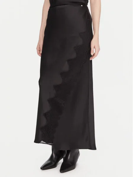 BOSS Maksi sijonas C_Vlace juoda