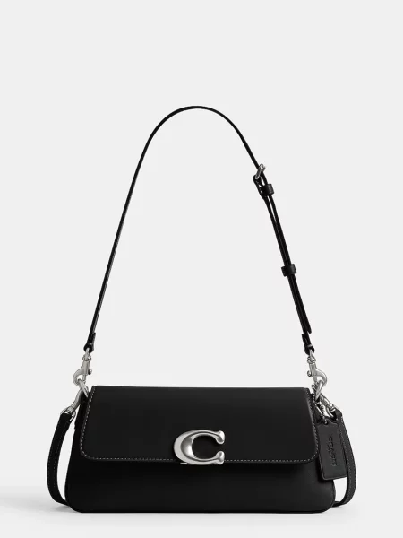 Coach geantă crossbody pentru femei din piele Jet negru