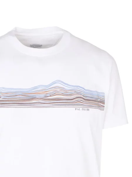 Tricou Pal Zileri cu imagine alb