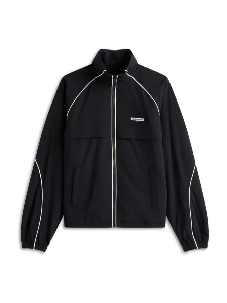 Tommy Jeans Geacă de primăvară-toamnă negru