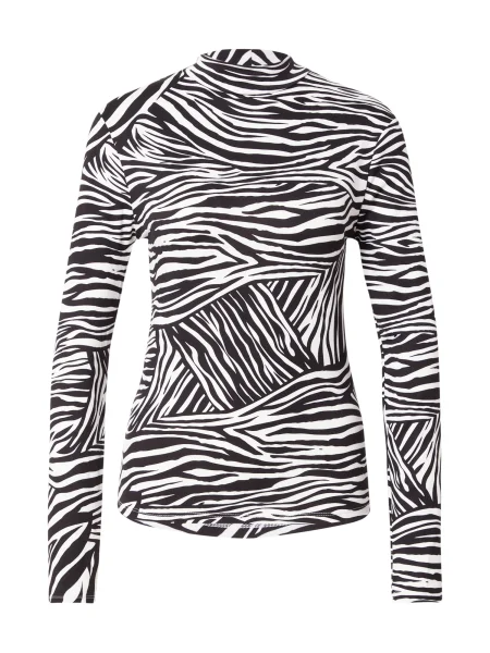 Hailys Tricou negru alb