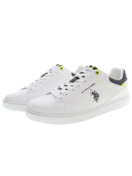 Sneakersy U.s Polo Assn. casual z logo białe