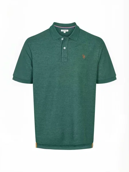 U.S. POLO ASSN. Cămașă UMAlfred amestecat gri