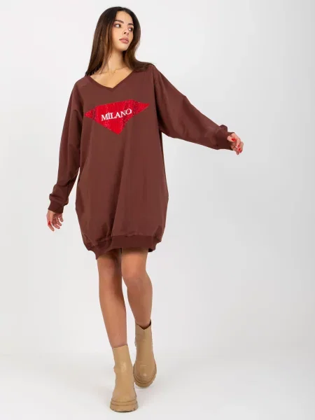 Hanorac Fashionhunters maro
