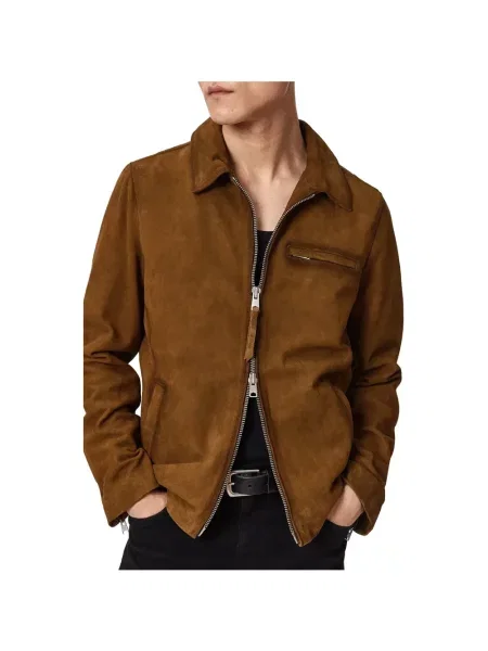 Μπουφάν Allsaints καφέ