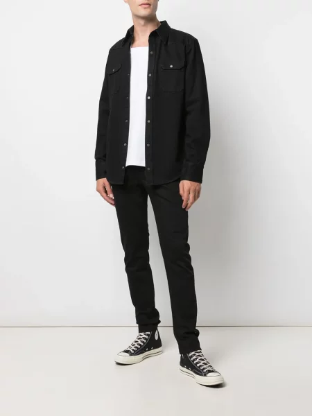 Tricou Romeo Hunte din material terry alb