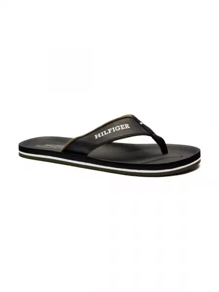 Șlapi Tommy Hilfiger negru