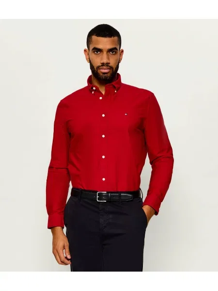 Tommy Hilfiger Cămașă oxford roșu
