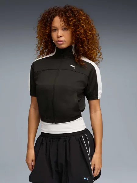 Куртка Puma з коротким рукавом чорна