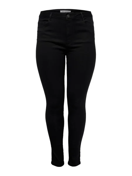 ONLY Carmakoma Jeans Augusta denim negru