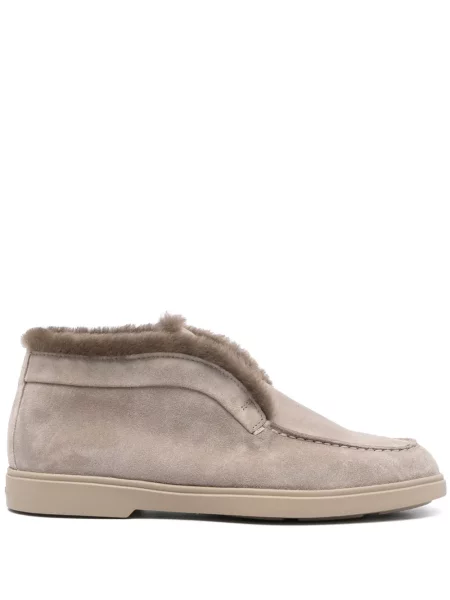 Botine Santoni din piele de căprioară
