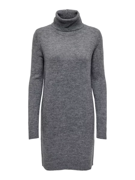 JDY Rochie tricotat ELANOR amestecat gri