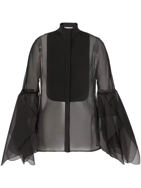 Bluză Genny transparente negru