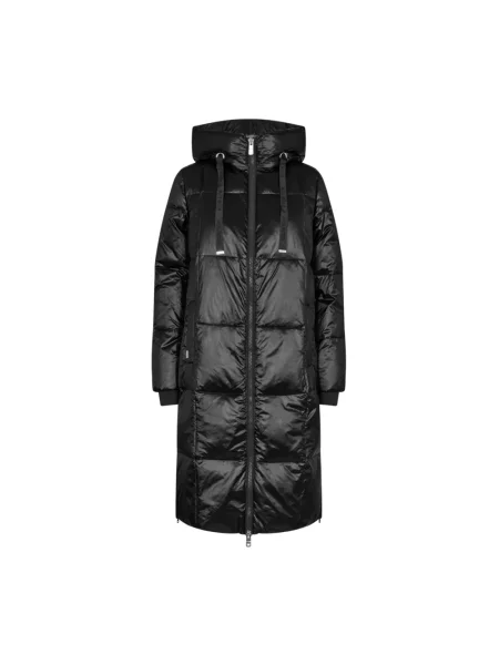 Płaszcz puchowy z kapturem model ‘NOVA’ Mos Mosh czarny