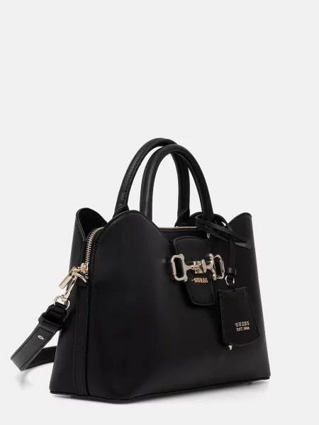 Geantă shopper Guess din piele negru