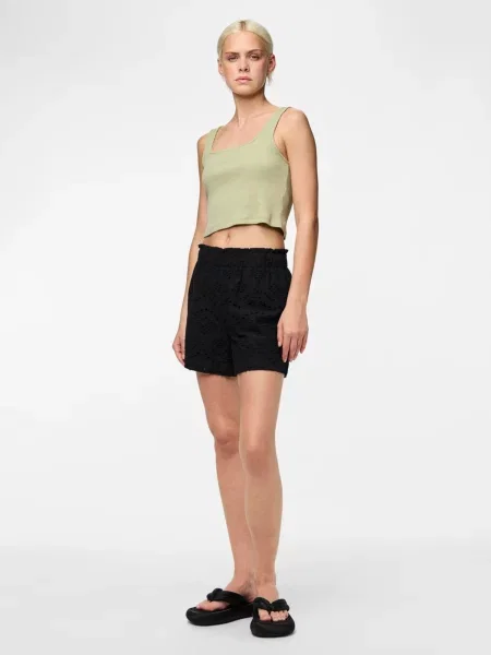 PIECES Pantaloni PCVILDE' negru