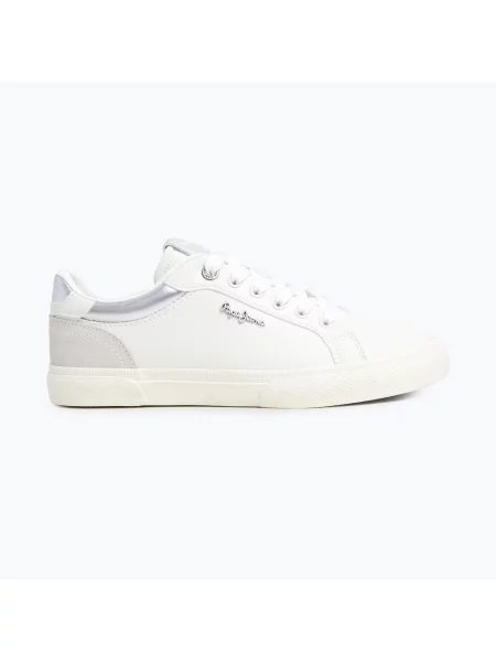 Buty Pepe Jeans Kenton Court silver szare