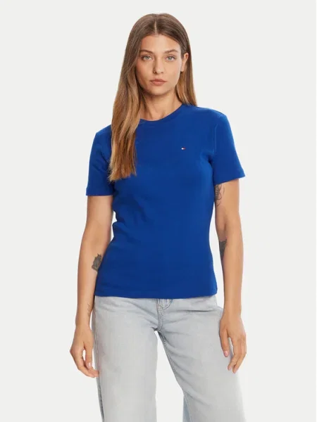 Тениска Tommy Hilfiger синьо