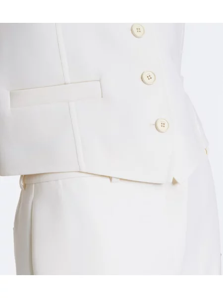 Vestă Fendi de lână alb