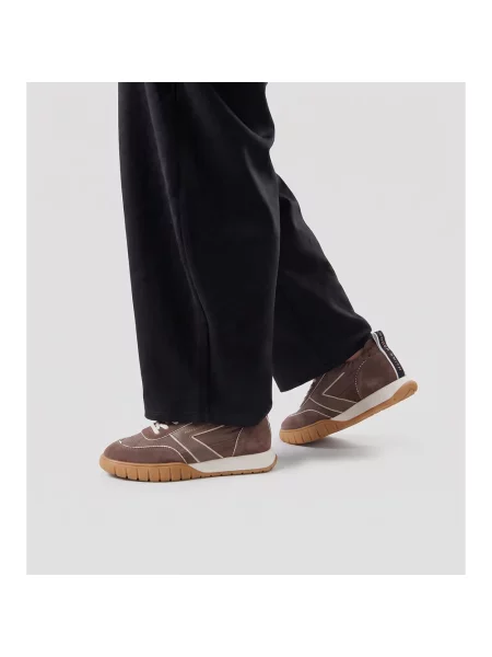 Sneakersy Alexander Smith zamszowe brązowe