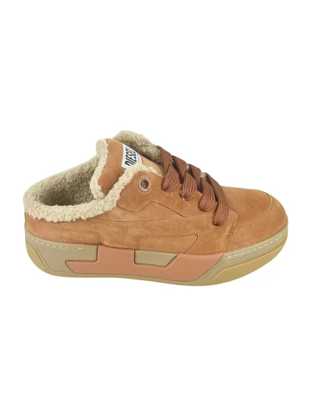 Sneakersy Diesel brązowe