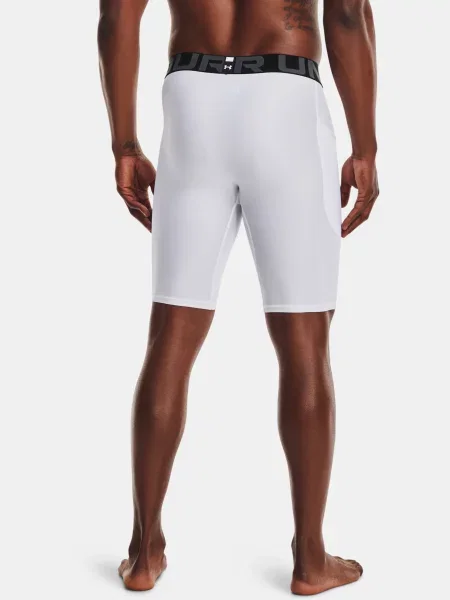 Pánske šortky Under Armour HG Armour Long Shorts white/black biela