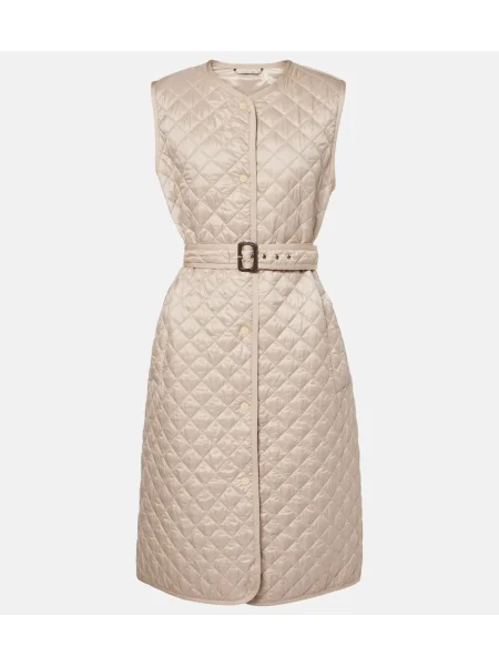 Pikowana kamizelka Max Mara beżowa