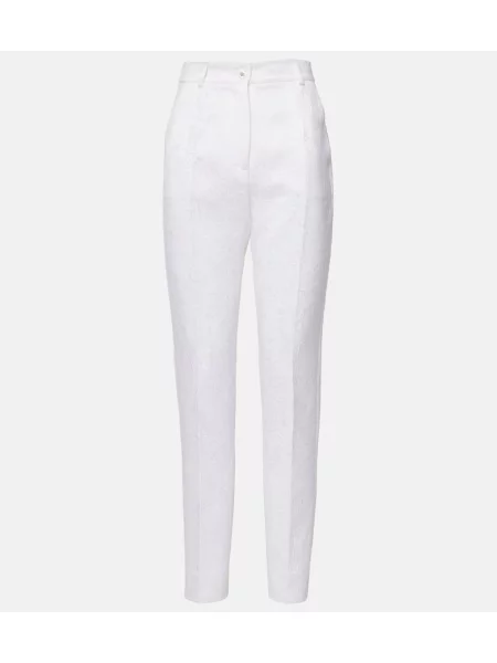 Pantaloni Dolce&gabbana alb