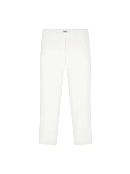 Aksamitne сhinosy Dondup białe