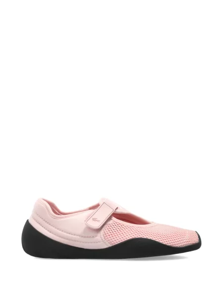 Sneakerși Lacoste plasă cu bretele roz
